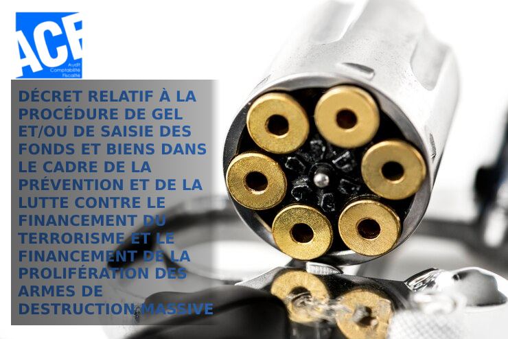 DÉCRET RELATIF À LA PROCÉDURE DE GEL ET/OU DE SAISIE DES FONDS ET BIENS DANS LE CADRE DE LA PRÉVENTION ET DE LA LUTTE CONTRE LE FINANCEMENT DU TERRORISME ET LE FINANCEMENT DE LA PROLIFÉRATION DES ARMES DE DESTRUCTION MASSIVE