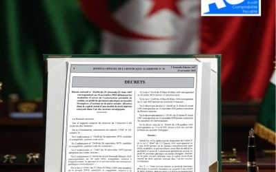 DÉCRET EXÉCUTIF DÉFINISSANT LES MODALITÉS D’OCTROI DE L’AUTORISATION PRÉALABLE DE CESSION, AU PROFIT DE PERSONNES PHYSIQUES OU MORALES ÉTRANGÈRES, D’ACTIONS OU DE PARTS SOCIALES DÉTENUES DANS LE CAPITAL SOCIAL D’UNE SOCIÉTÉ DE DROIT ALGÉRIEN EXERÇANT DANS L’UN DES SECTEURS STRATÉGIQUES